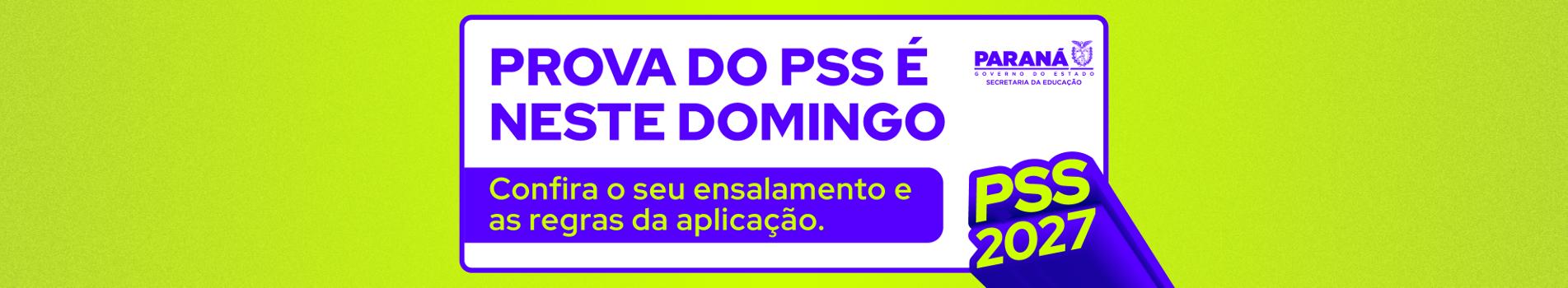 Banner Prova PSS