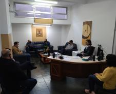 Visita do Diretor-Presidente do FUNDEPAR.