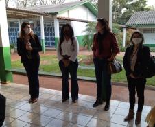 Visita da SEED e NRE Toledo ao CAET.