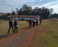Visita da SEED e NRE Toledo ao CAET.