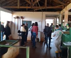 Visita da SEED e NRE Toledo ao CAET.