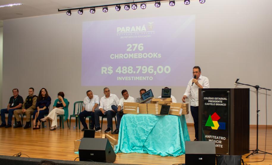 Entrega de Chromebooks