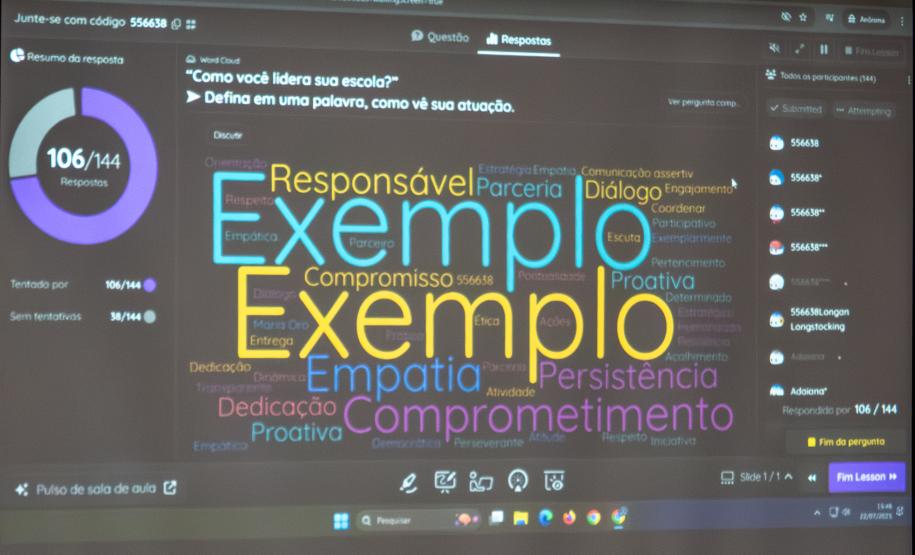 Reunião com equipes gestoras