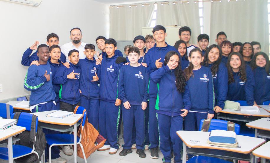 Visita do Secretário, Roni Miranda