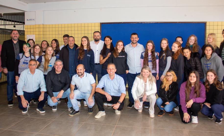 Visita do Secretário, Roni Miranda