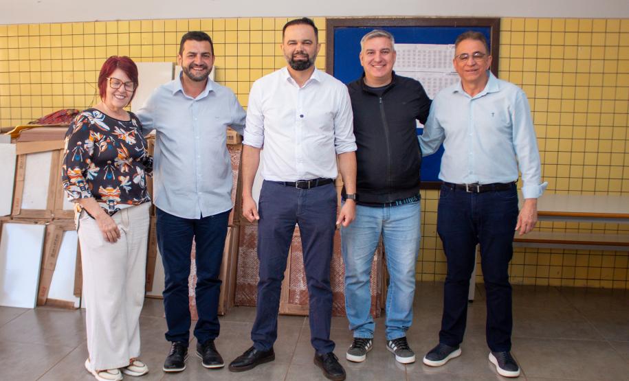 Visita do Secretário, Roni Miranda