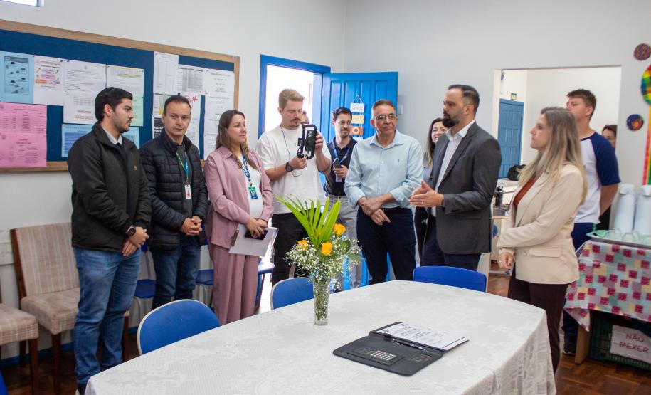 Visita do Secretário, Roni Miranda