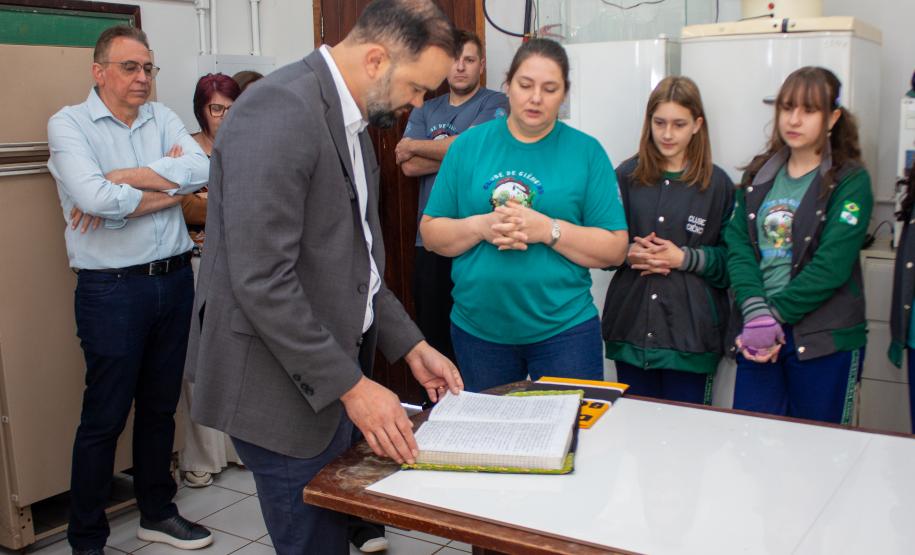 Visita do Secretário, Roni Miranda