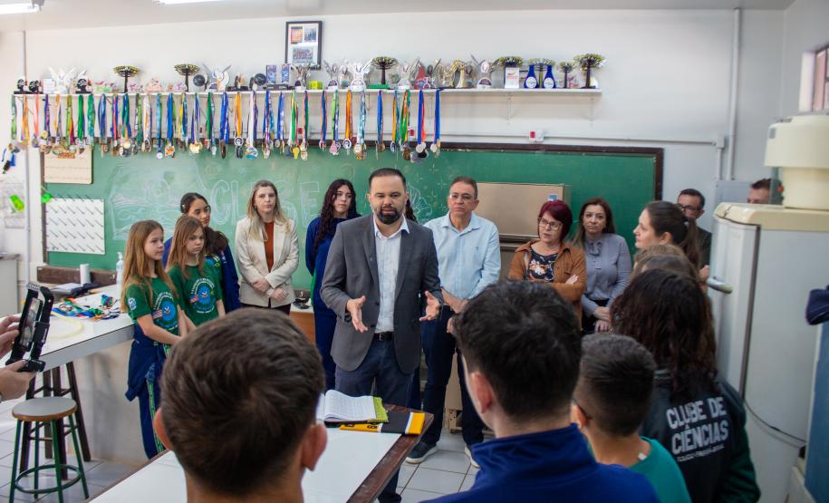 Visita do Secretário, Roni Miranda