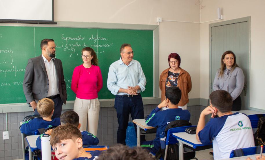 Visita do Secretário, Roni Miranda