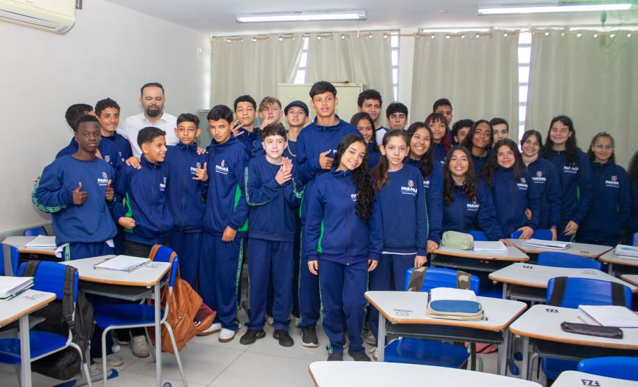 Visita do Secretário, Roni Miranda