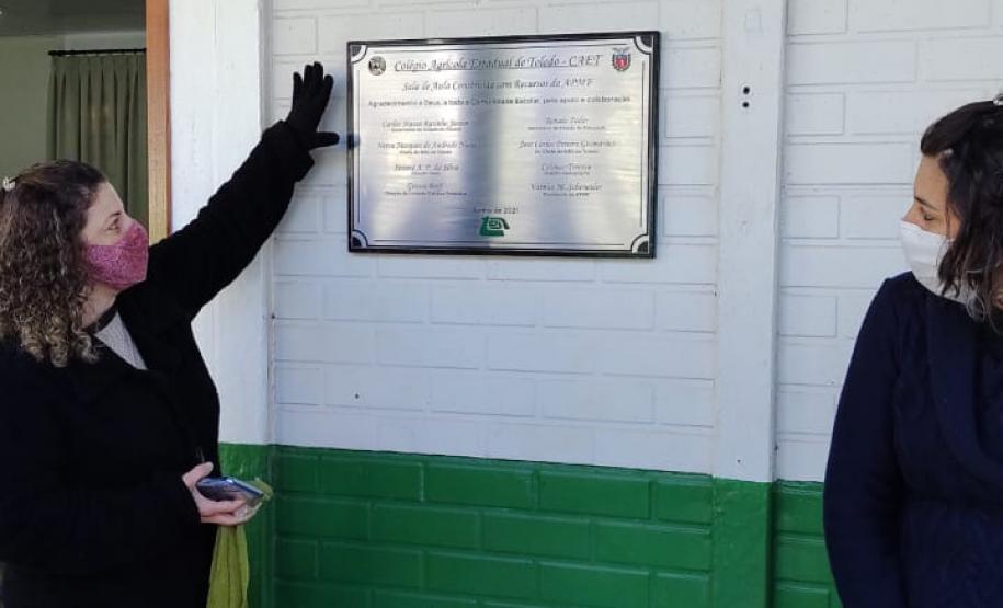 Inauguração de Sala de Aula no Colégio Agrícola Estadual de Toledo