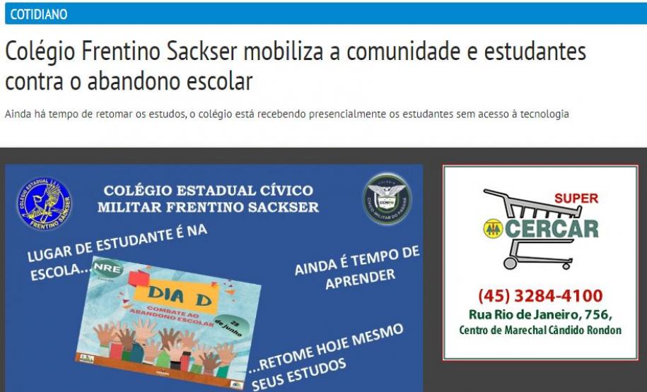 Dia D - Combate ao Abandono Escolar