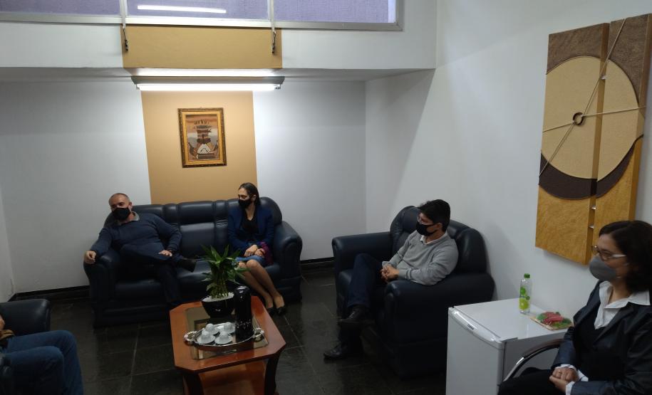 Visita do Diretor-Presidente do FUNDEPAR.