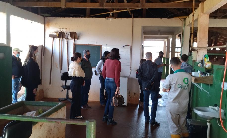 Visita da SEED e NRE Toledo ao CAET.