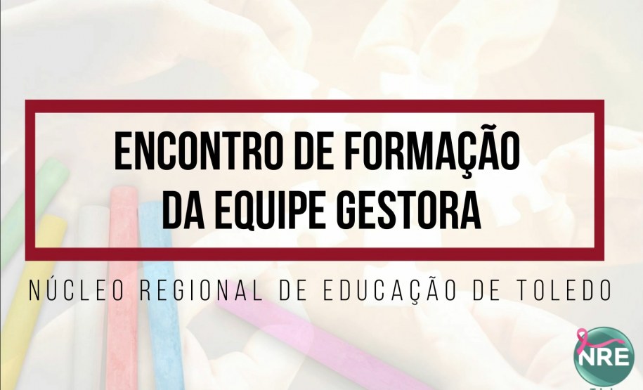 FORMAÇÃO DAS EQUIPES GESTORAS